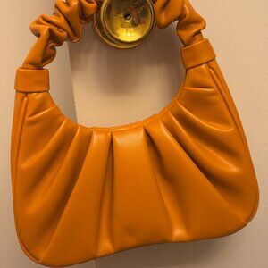 JW Pei Orange Clutch
